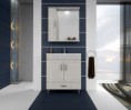'Επιπλο μπάνιου Μίλητος 70 Rovere Beige drop